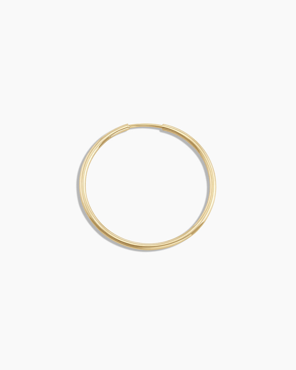 14K Gold Classic Single Hoop