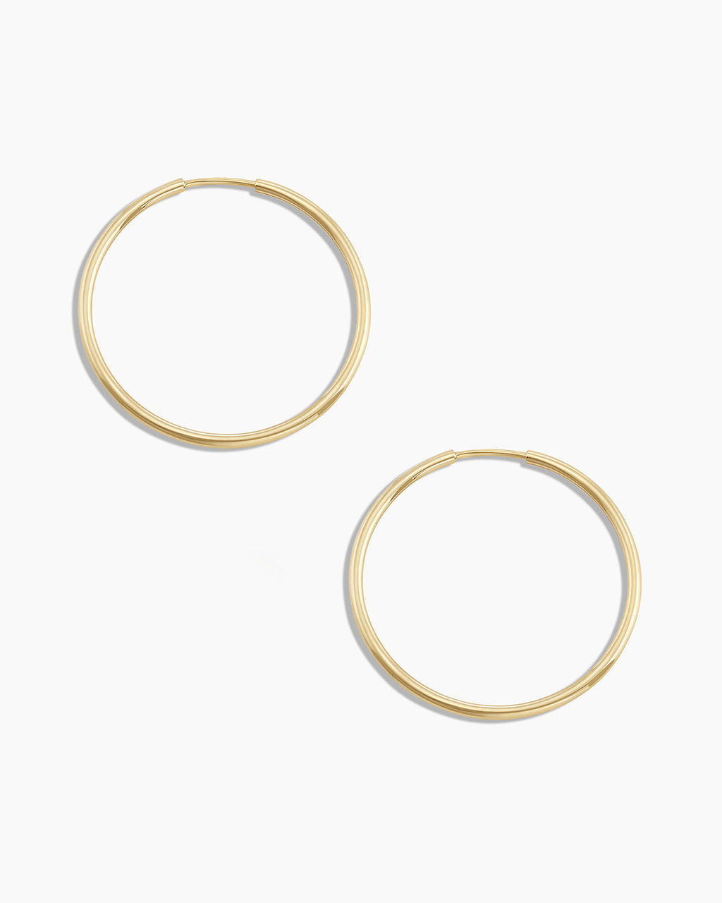 14K Gold Classic Hoops