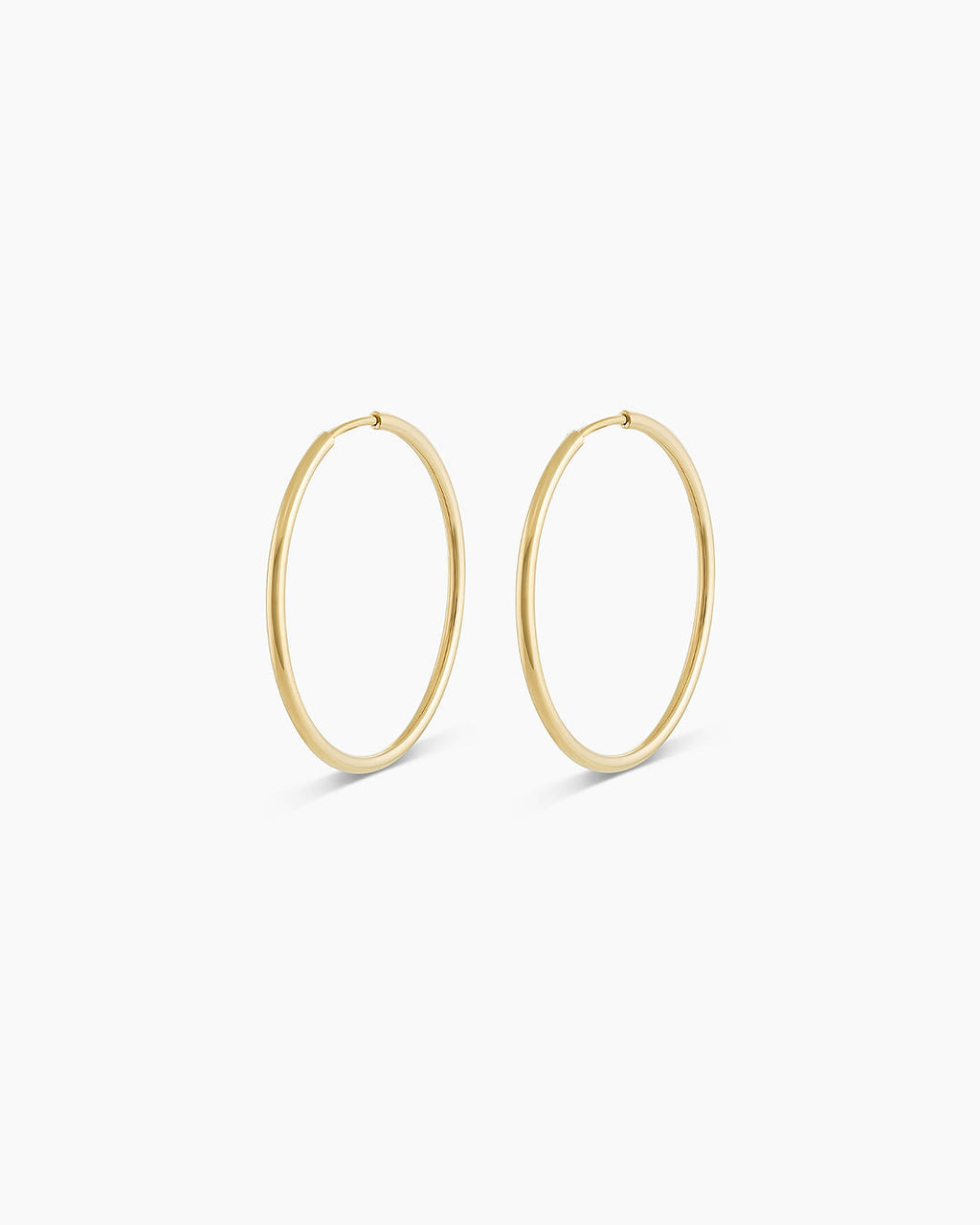 14K Gold Classic Hoops