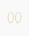 14K Gold Classic Hoops