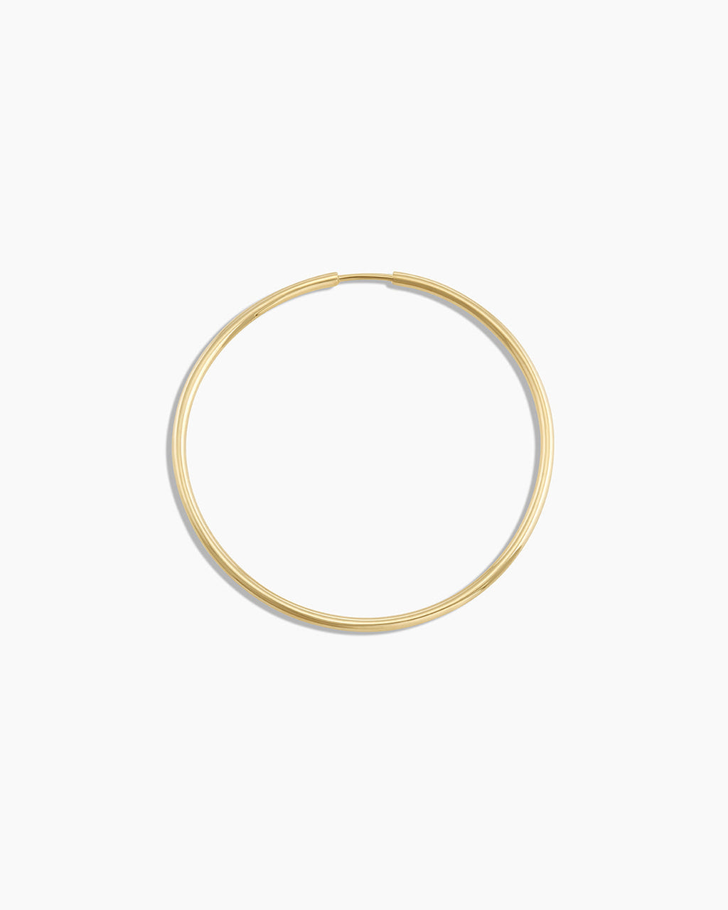 14K Gold Classic Single Hoop