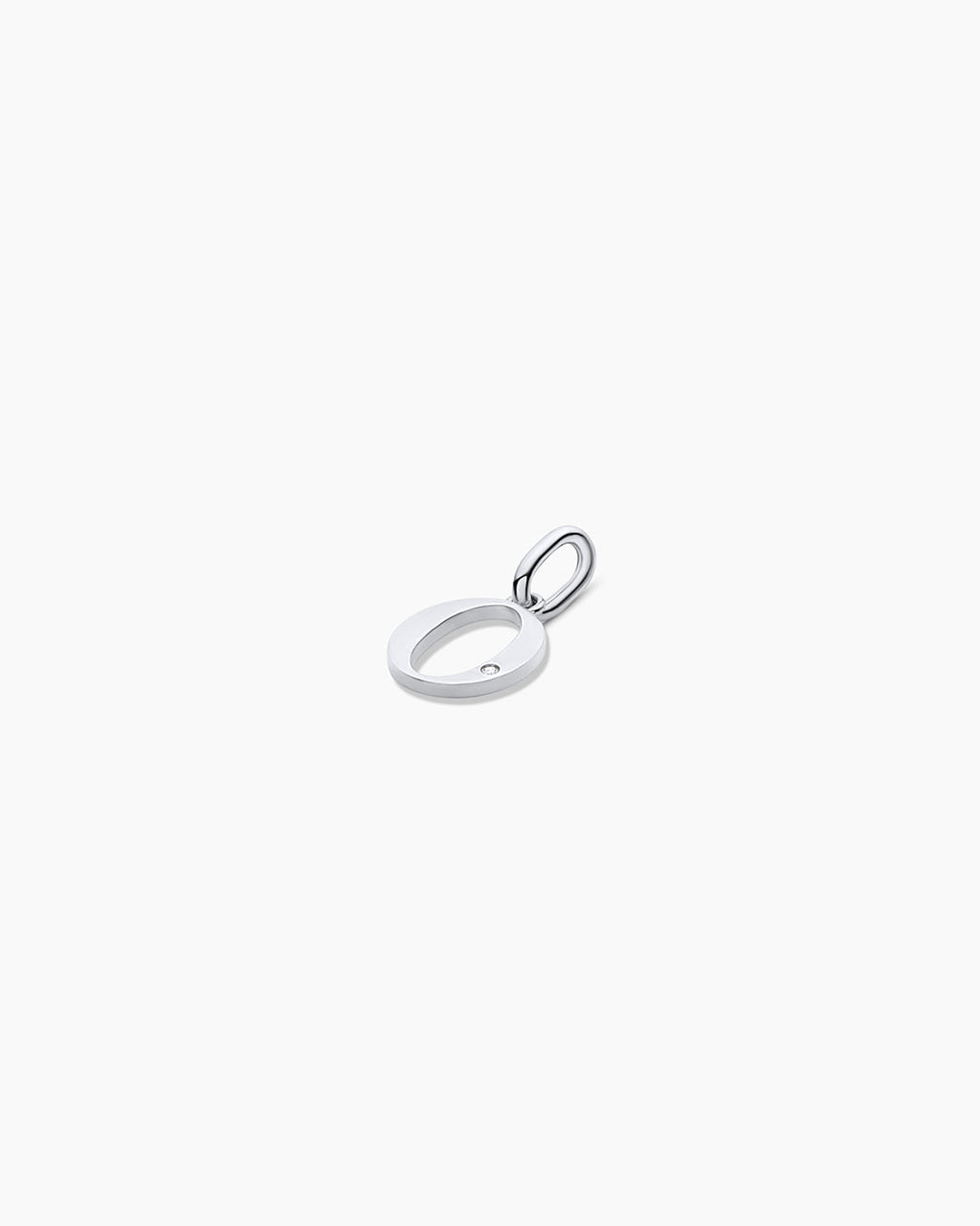 14K Diamond Vintage Alphabet Charm
