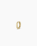 14K Gold Crew Helium Single Huggie