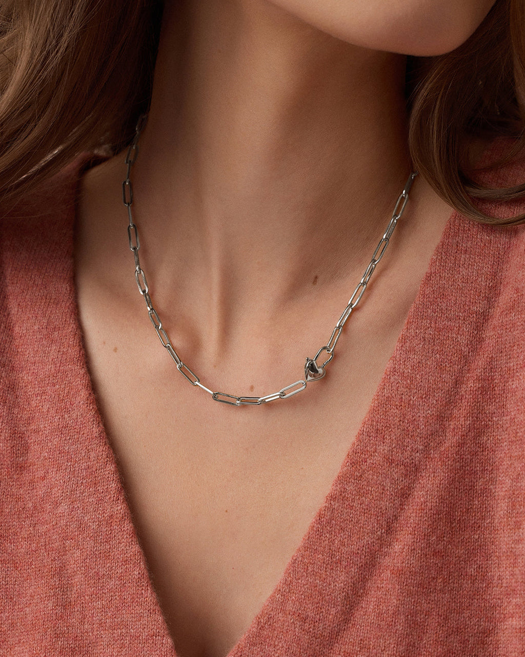Heart Padlock Necklace