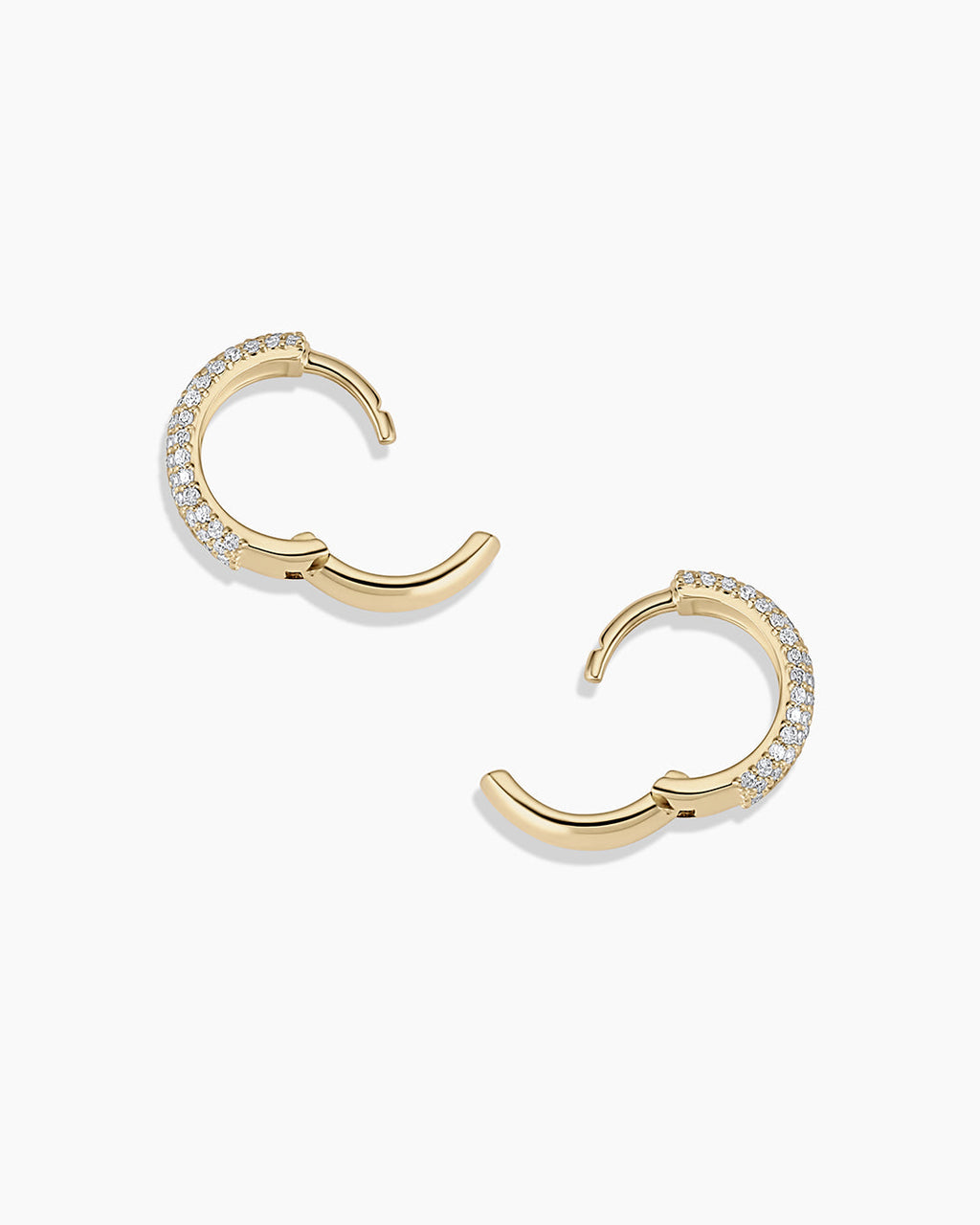14K Diamond Paseo Statement Huggies