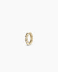 14K Diamond Crew Single Huggie