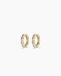 14K Diamond Crew Huggies