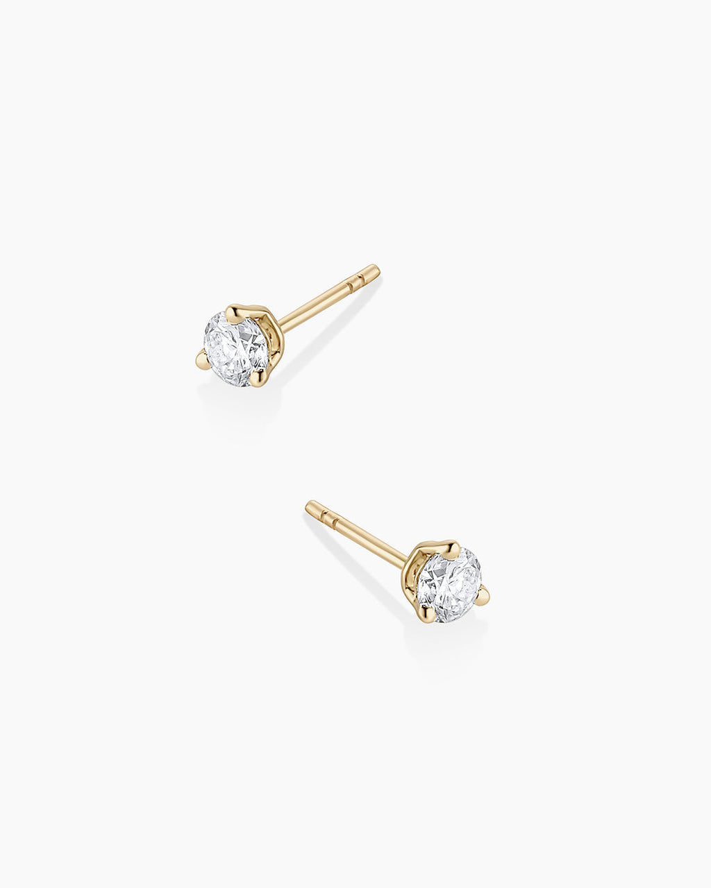 14K Lab Grown Diamond Solitaire Studs