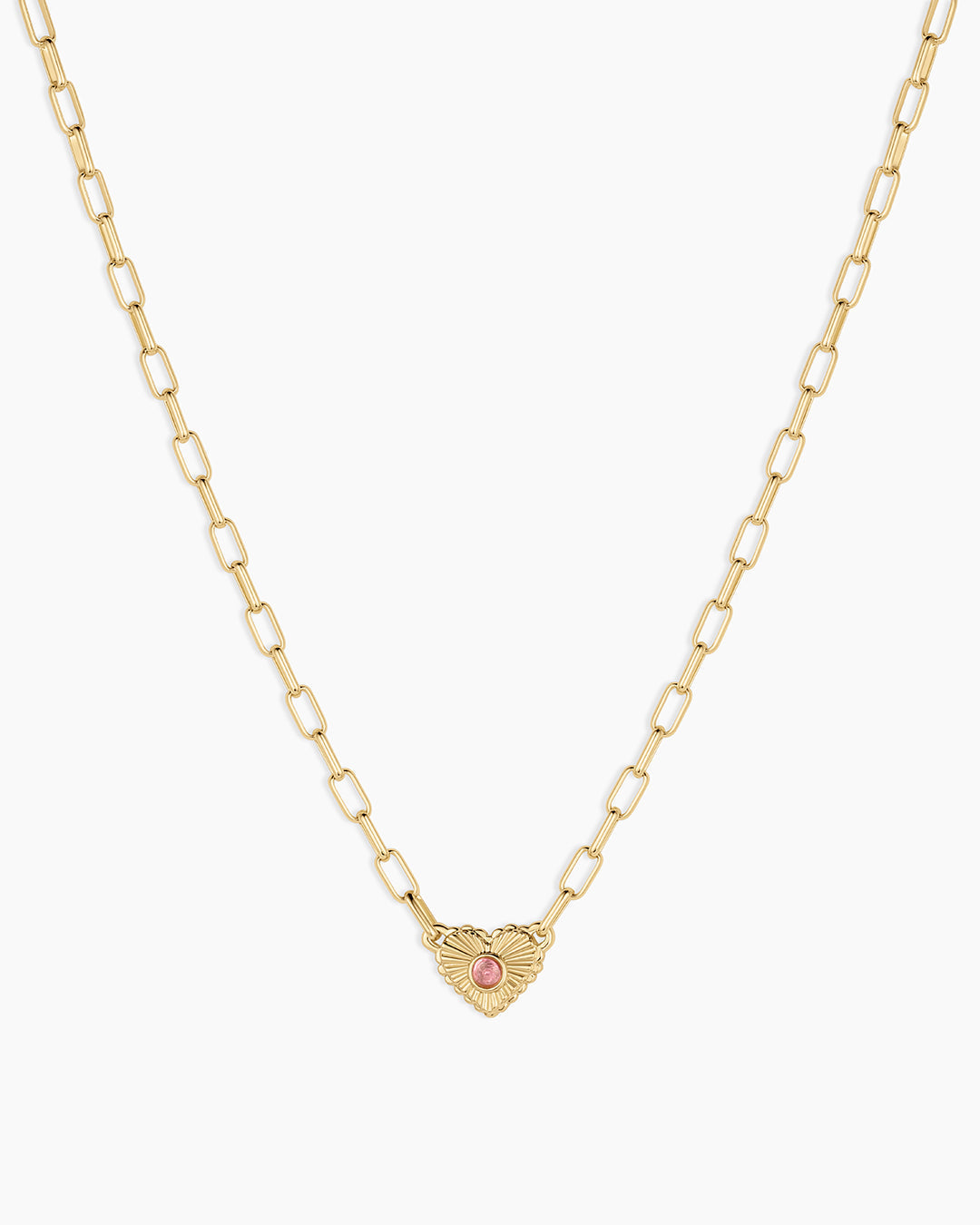 Birthstone Heart Necklace
