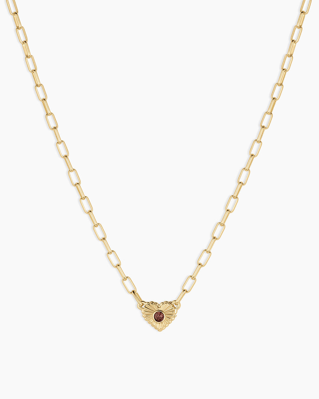 Birthstone Heart Necklace