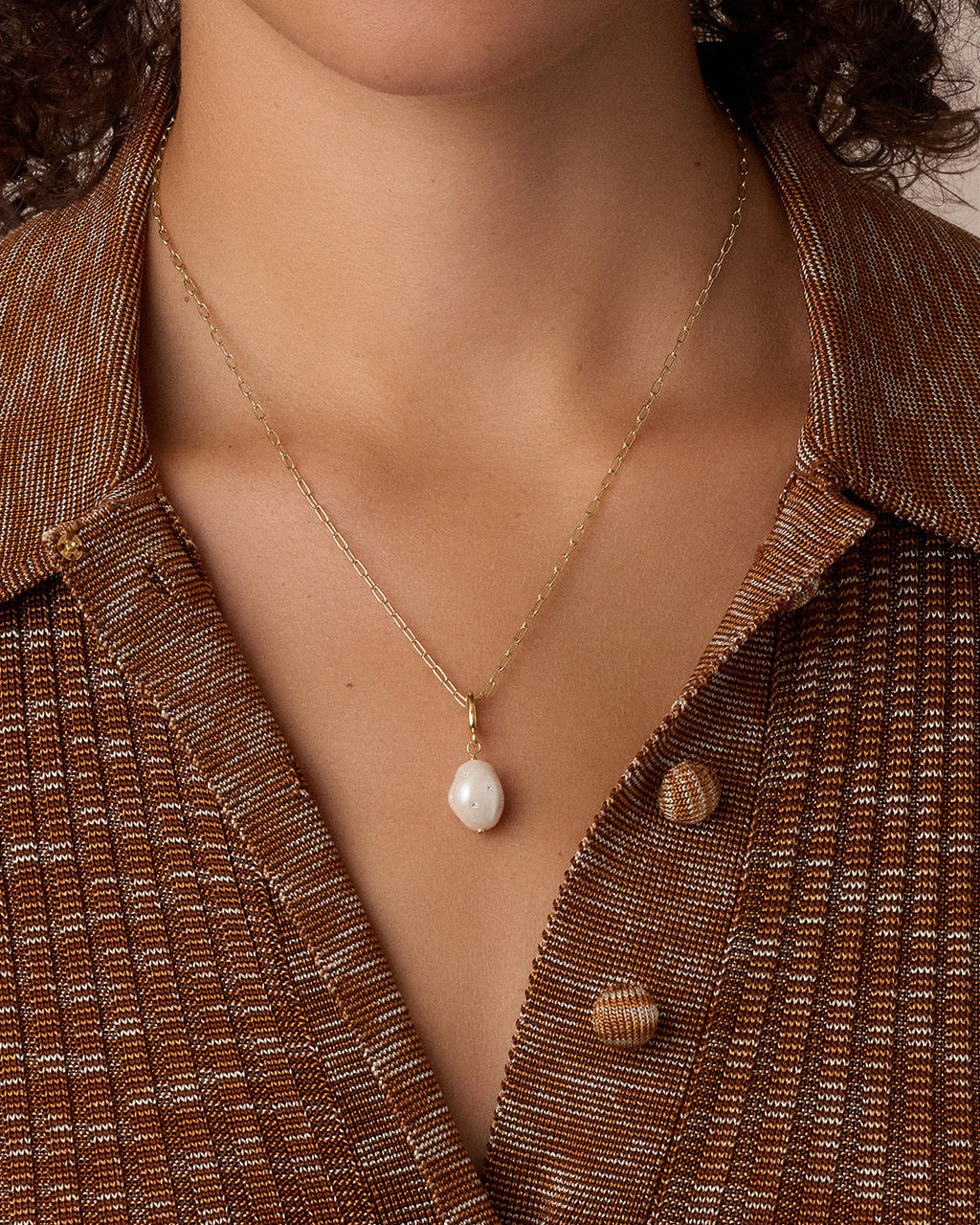 Vintage Shimmer Pearl Parker Charm