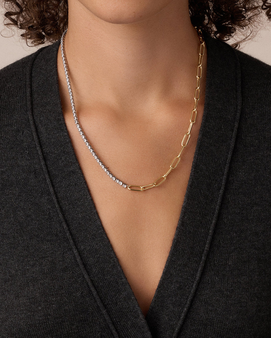 Florence Tennis Chain Necklace