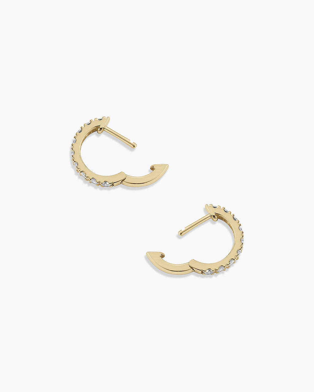 14K Lab Grown Diamond Eternity Huggies