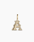 14K Diamond Era Alphabet Charm