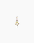 14K Gold Star of David Charm