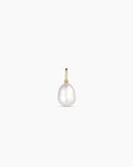 14K Gold Pearl Charm