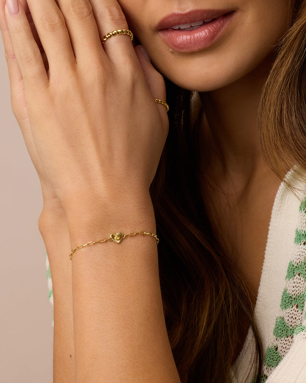 Birthstone Heart Bracelet