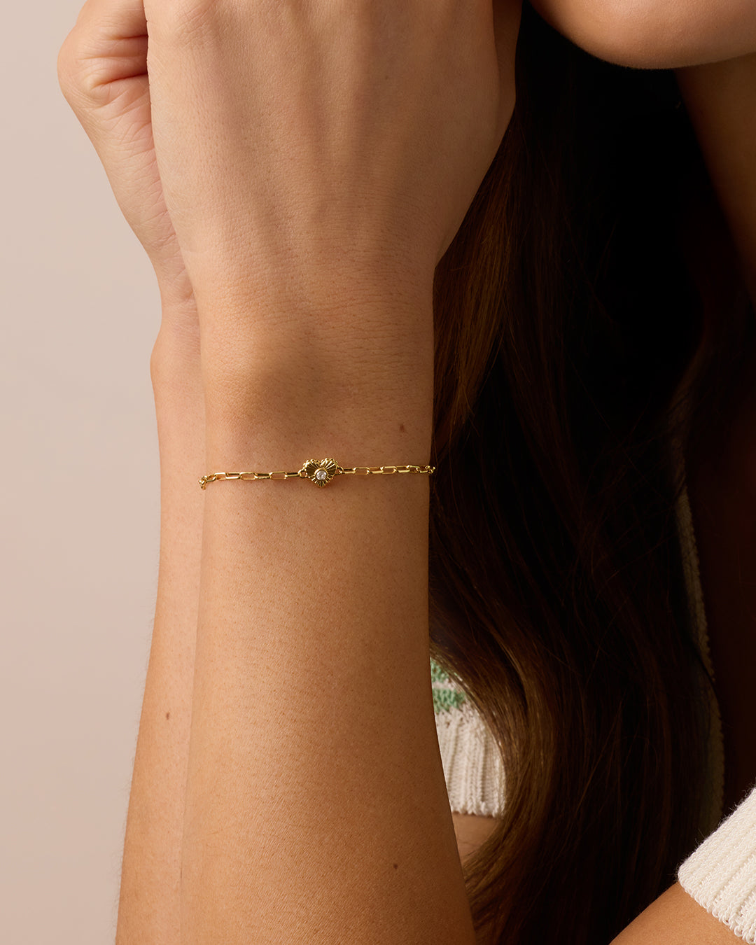 Birthstone Heart Bracelet