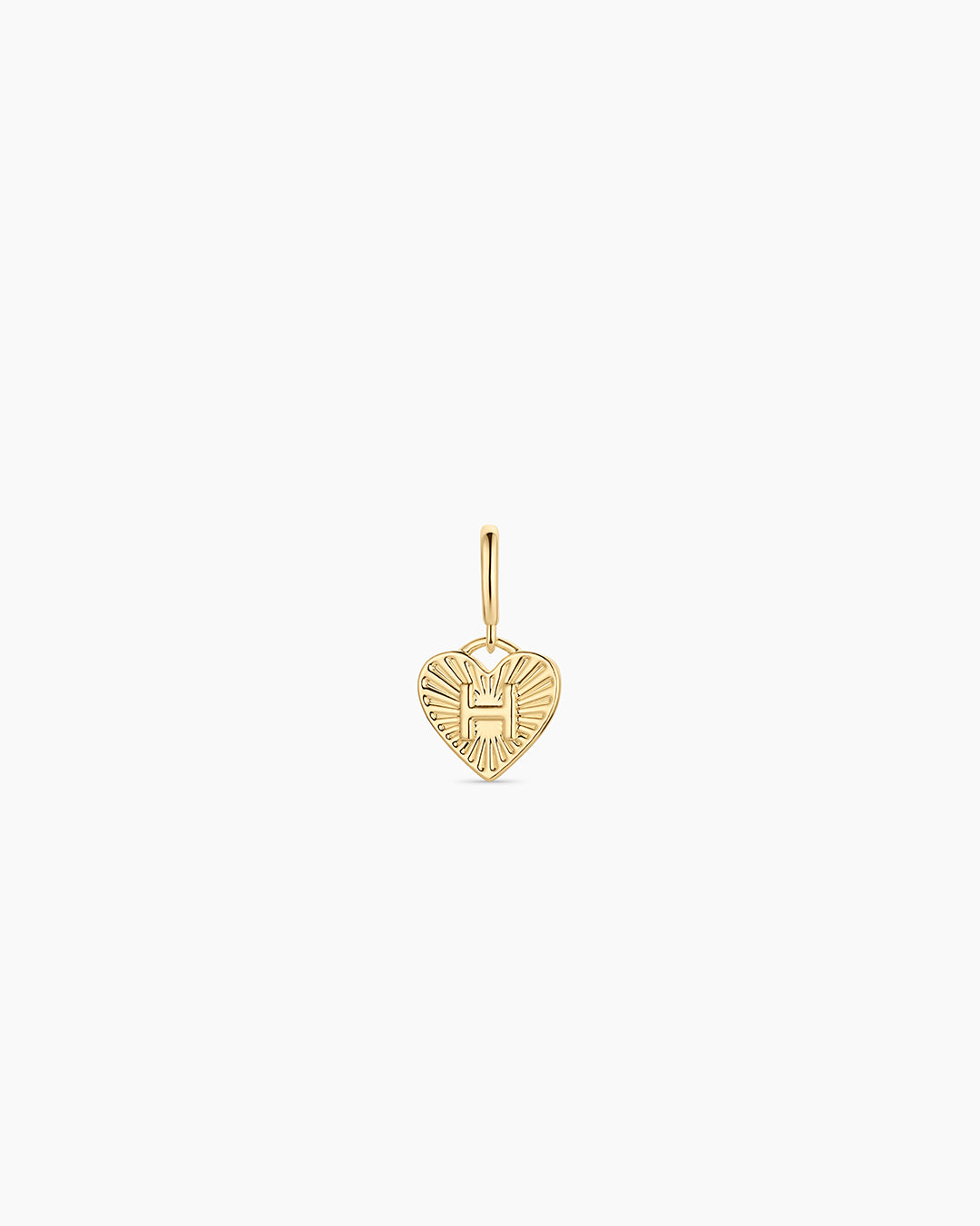 Vintage Heart Alphabet Parker Charm