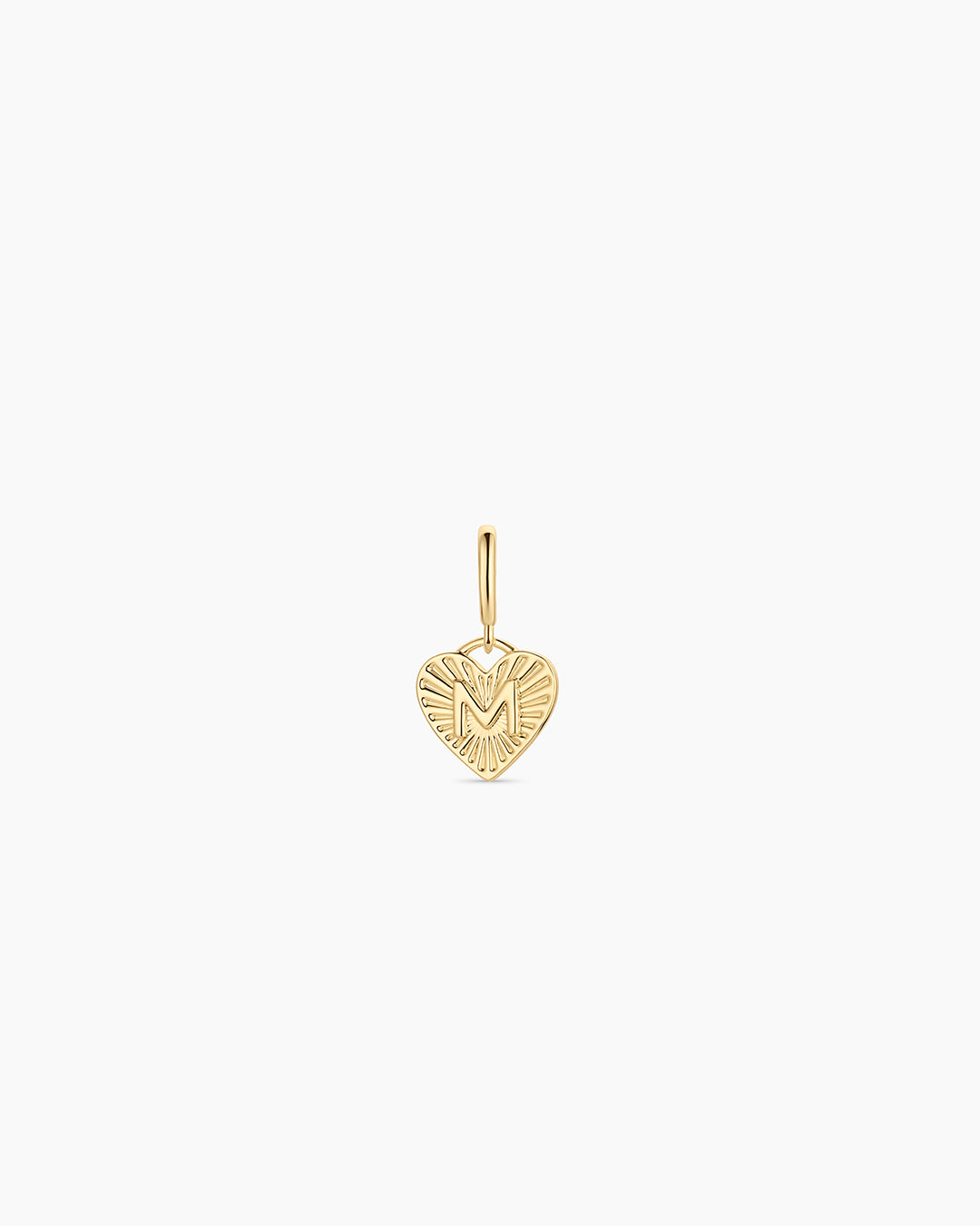Vintage Heart Alphabet Parker Charm