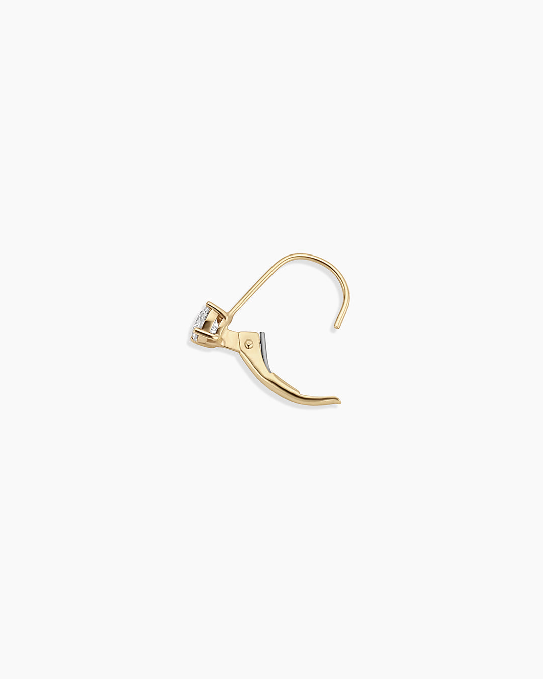 14K Lab Grown Diamond Mercer Drop Single Earring