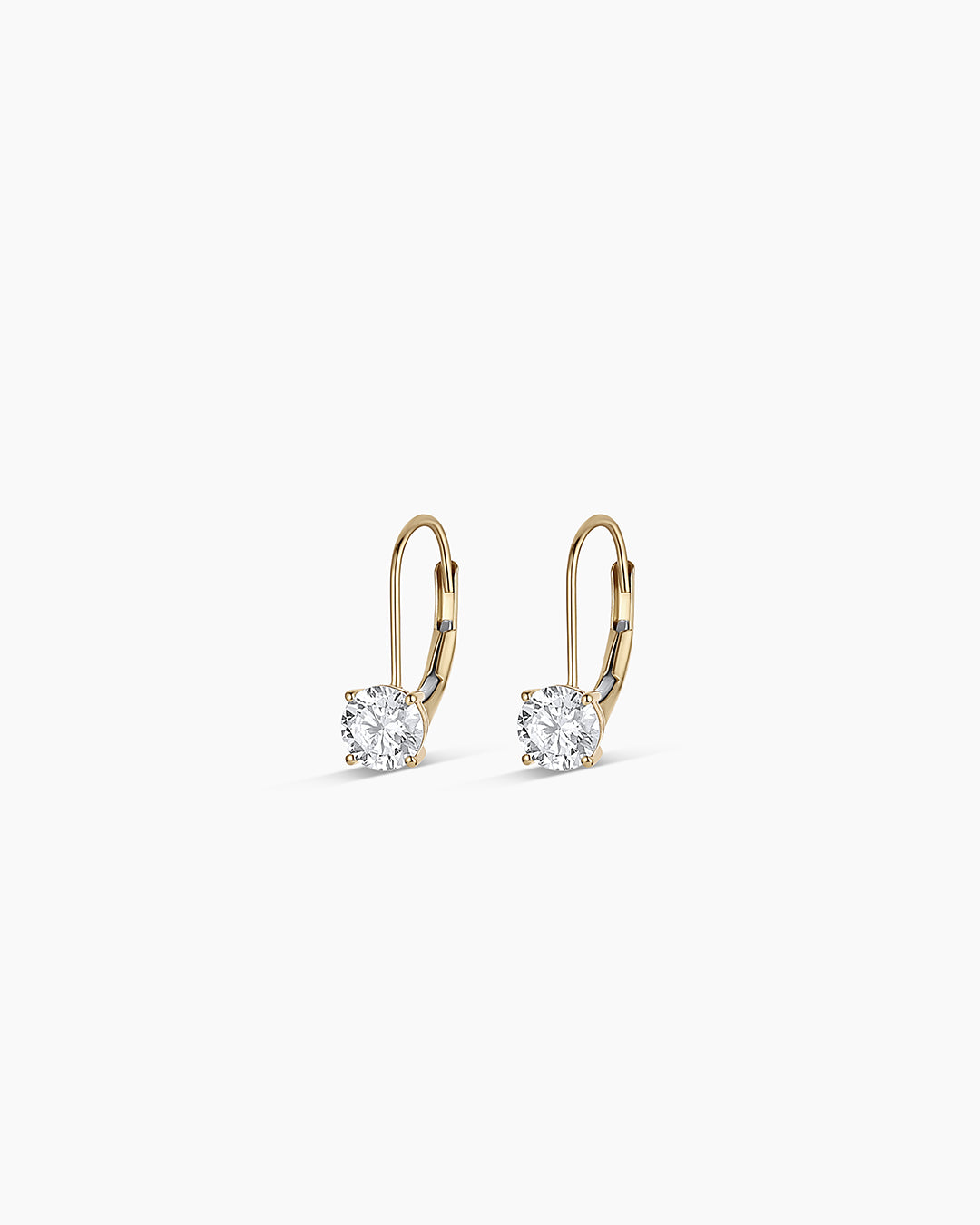 14K Lab Grown Diamond Mercer Drop Earrings