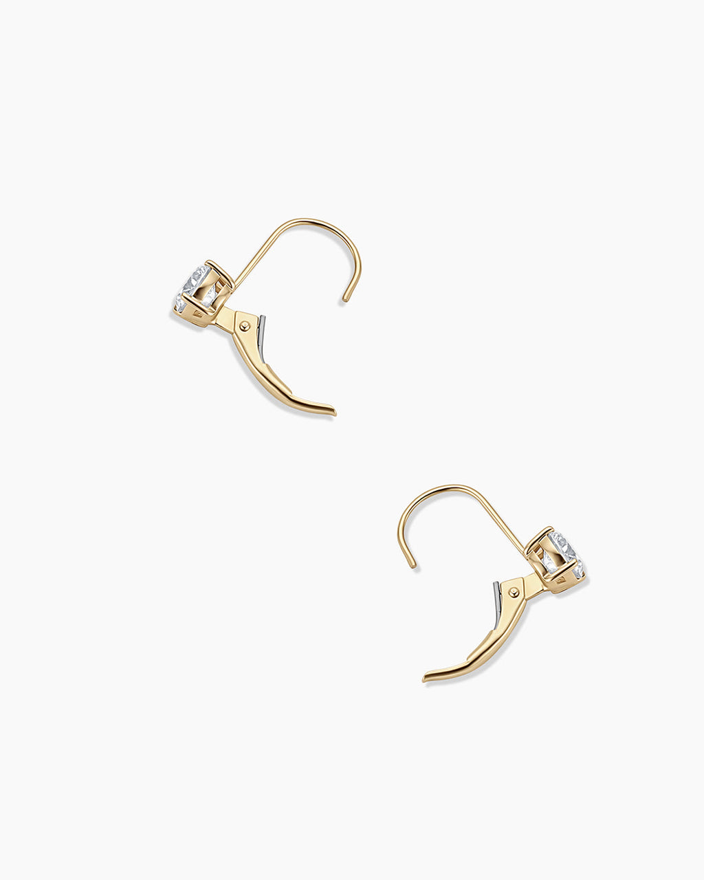14K Lab Grown Diamond Mercer Drop Earrings