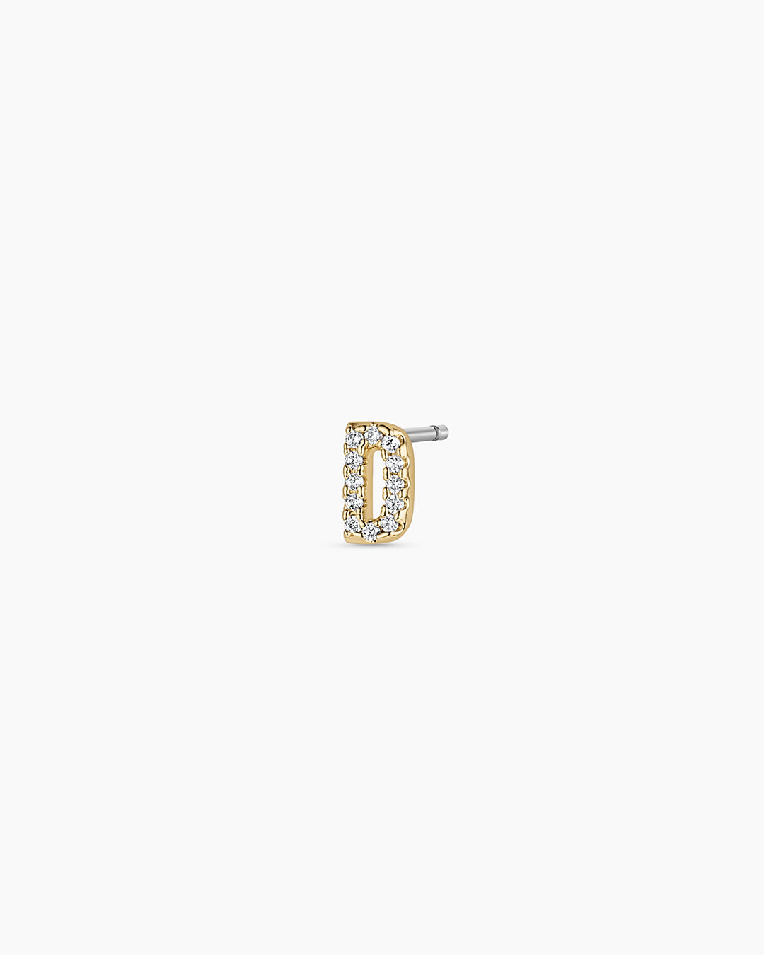 Wilder Shimmer Alphabet Single Stud