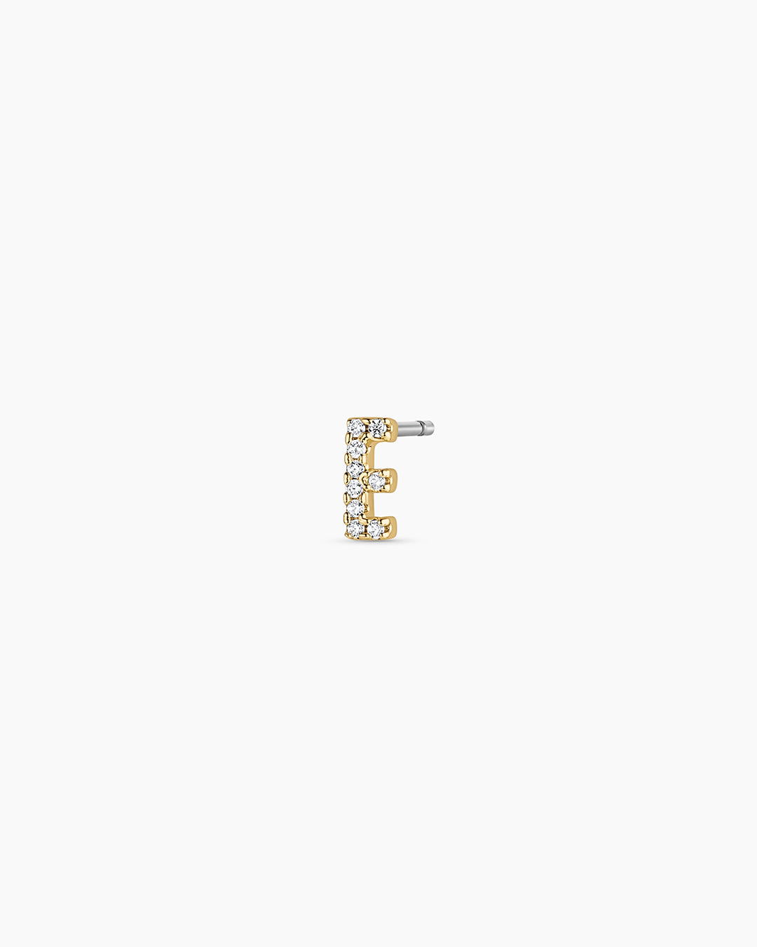 Wilder Shimmer Alphabet Single Stud