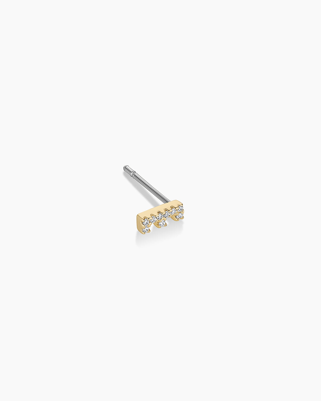Wilder Shimmer Alphabet Single Stud