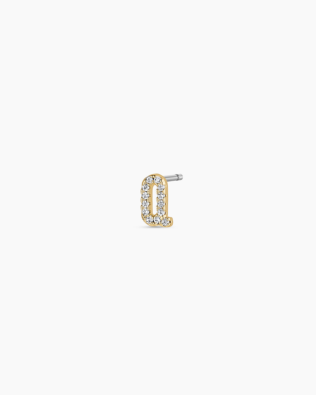 Wilder Shimmer Alphabet Single Stud