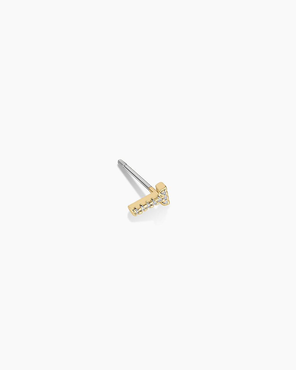 Wilder Shimmer Alphabet Single Stud