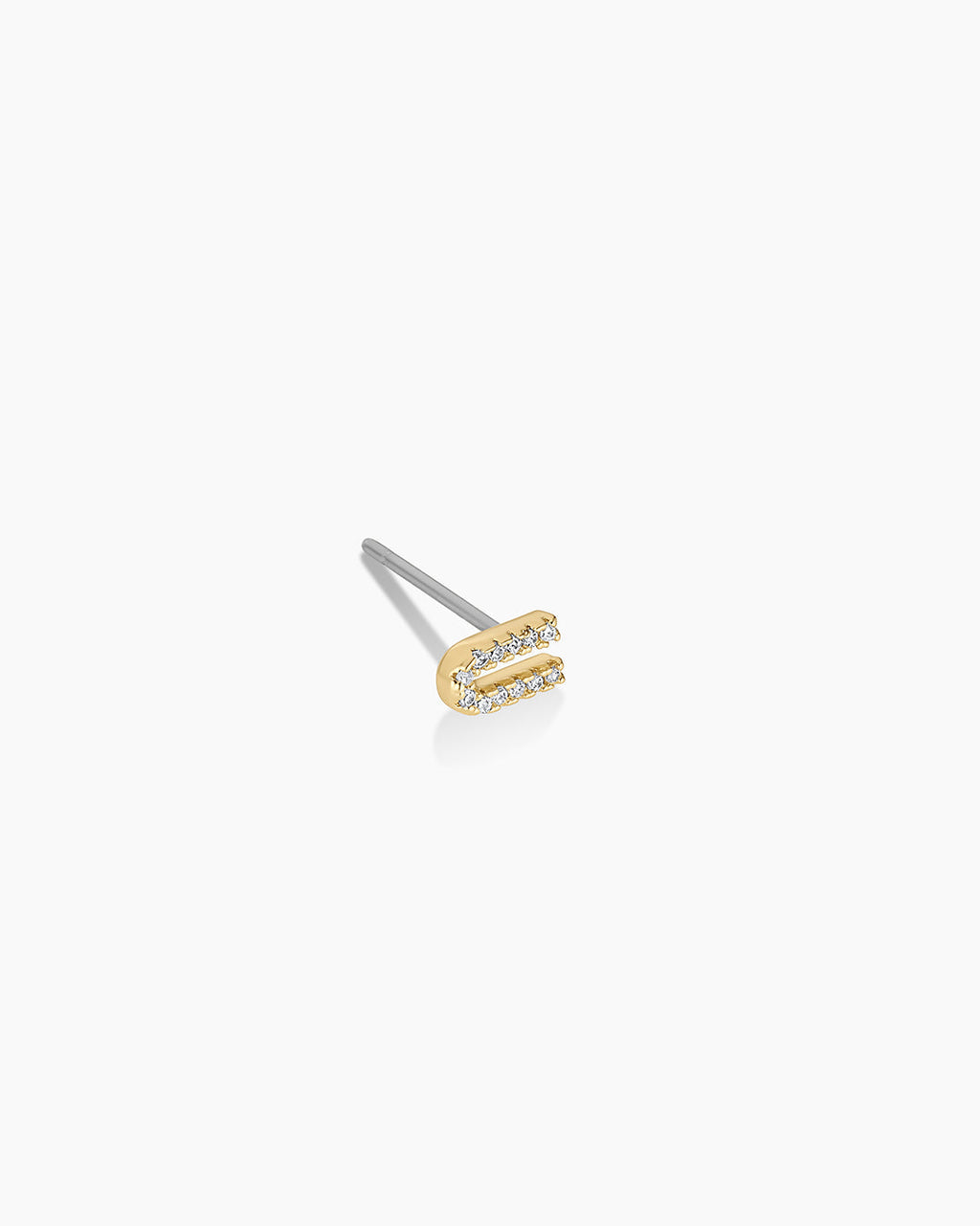 Wilder Shimmer Alphabet Single Stud