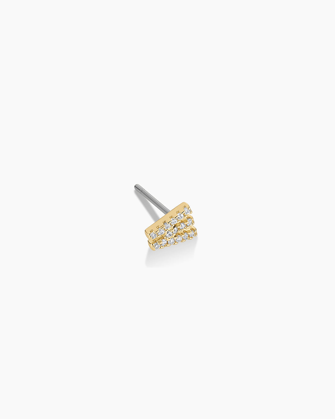 Wilder Shimmer Alphabet Single Stud
