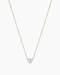 14K Lab Grown Diamond Solitaire Necklace