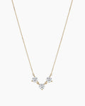 14K Lab Grown Diamond Solitaire Trio Necklace