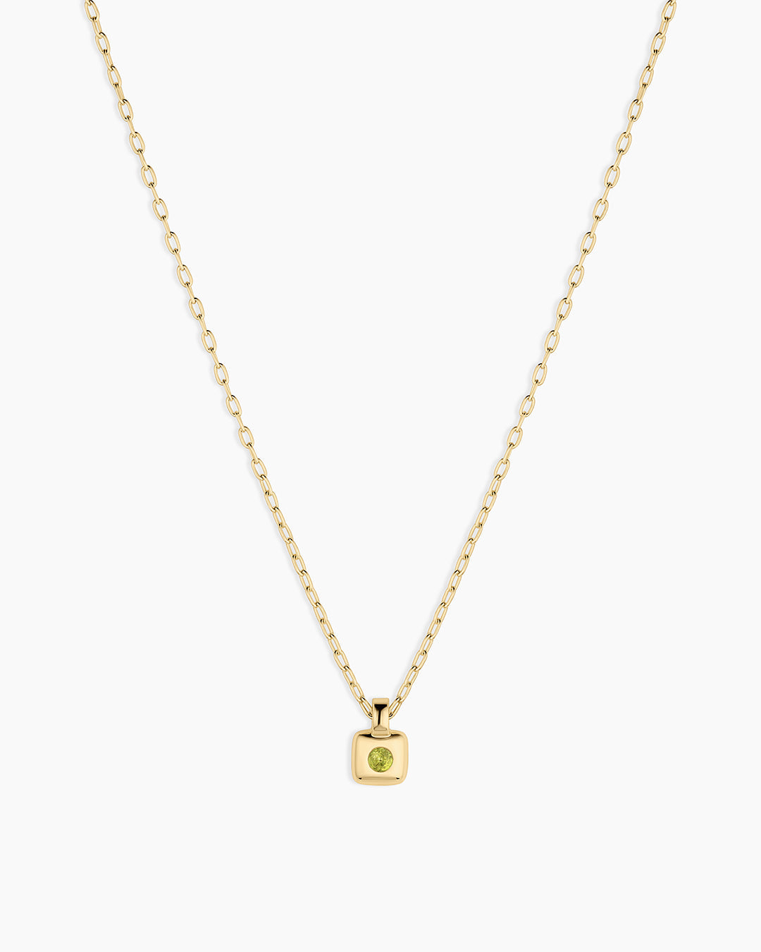 Petite Puff Birthstone Necklace