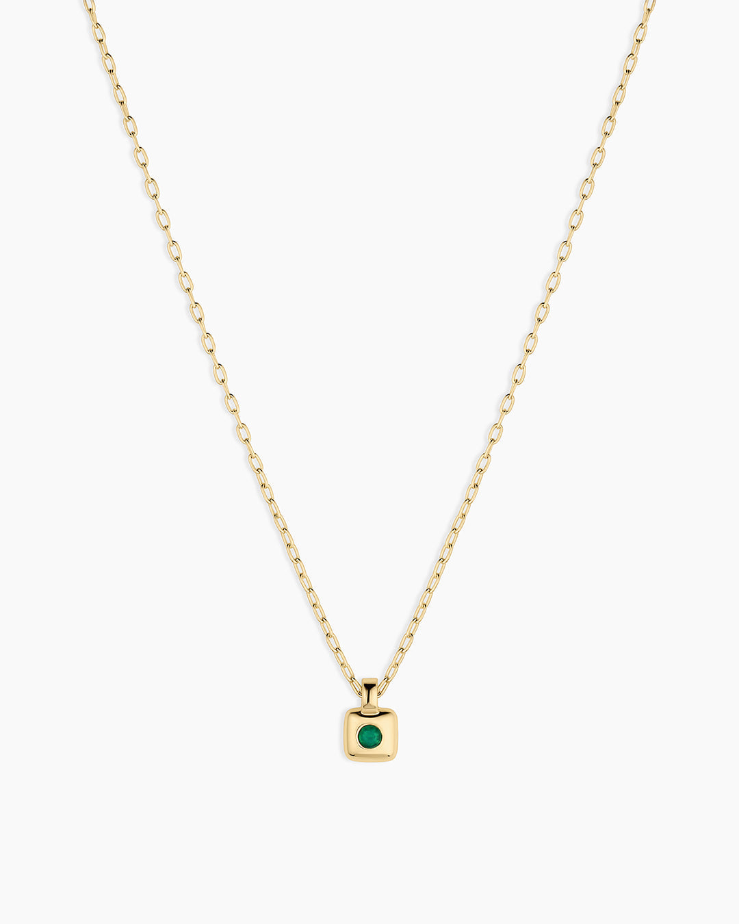 Petite Puff Birthstone Necklace