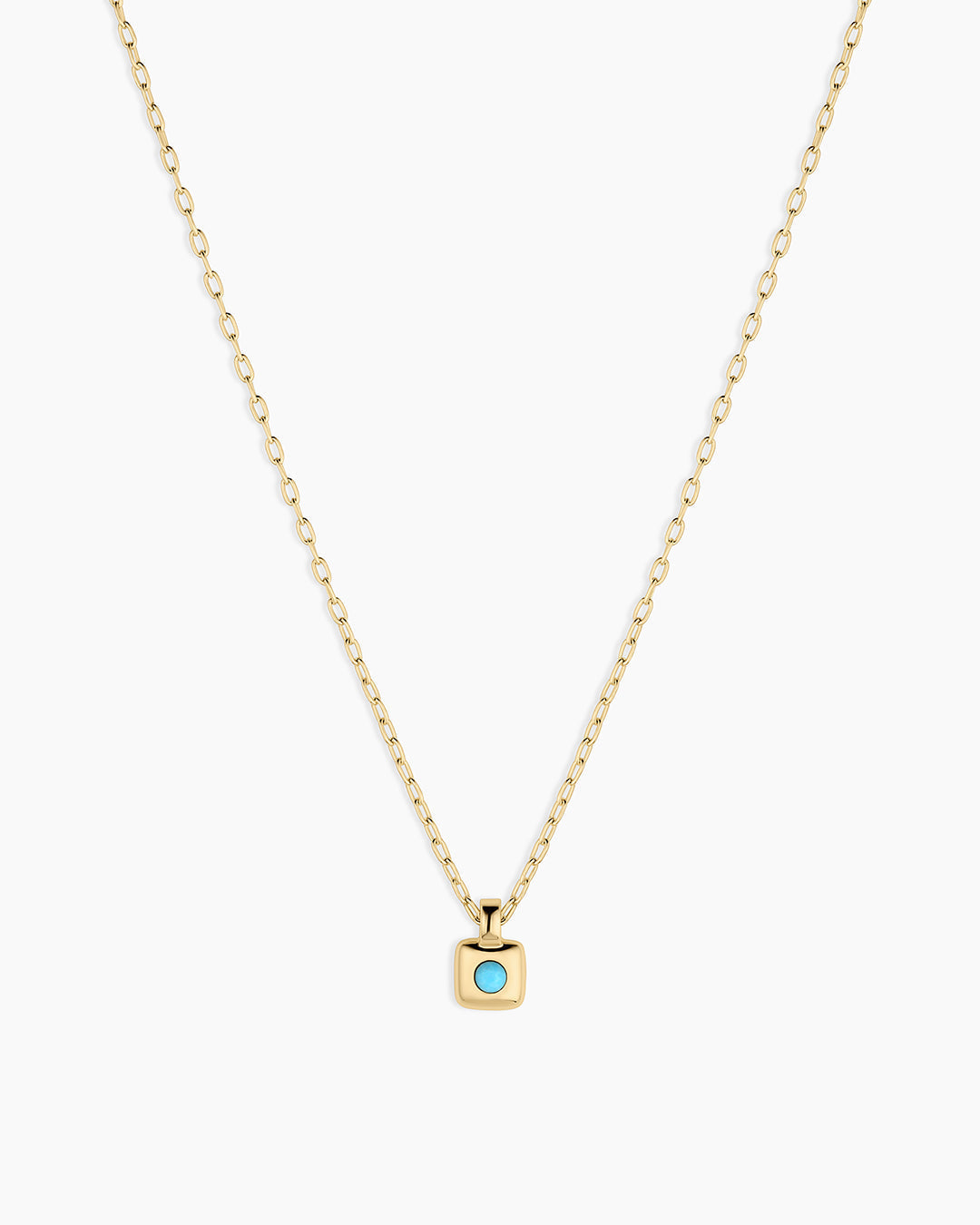 Petite Puff Birthstone Necklace
