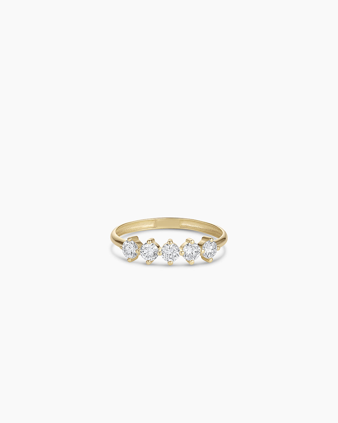 14K Lab Grown Diamond Mercer Row Ring