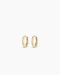14K Gold Everyday Oval Huggies