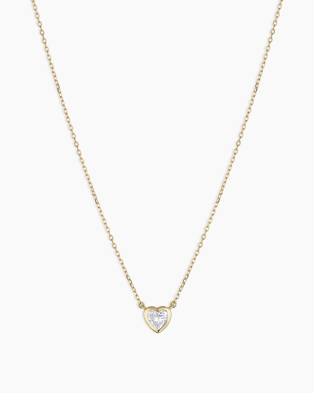 14K Lab Grown Diamond Heart Necklace