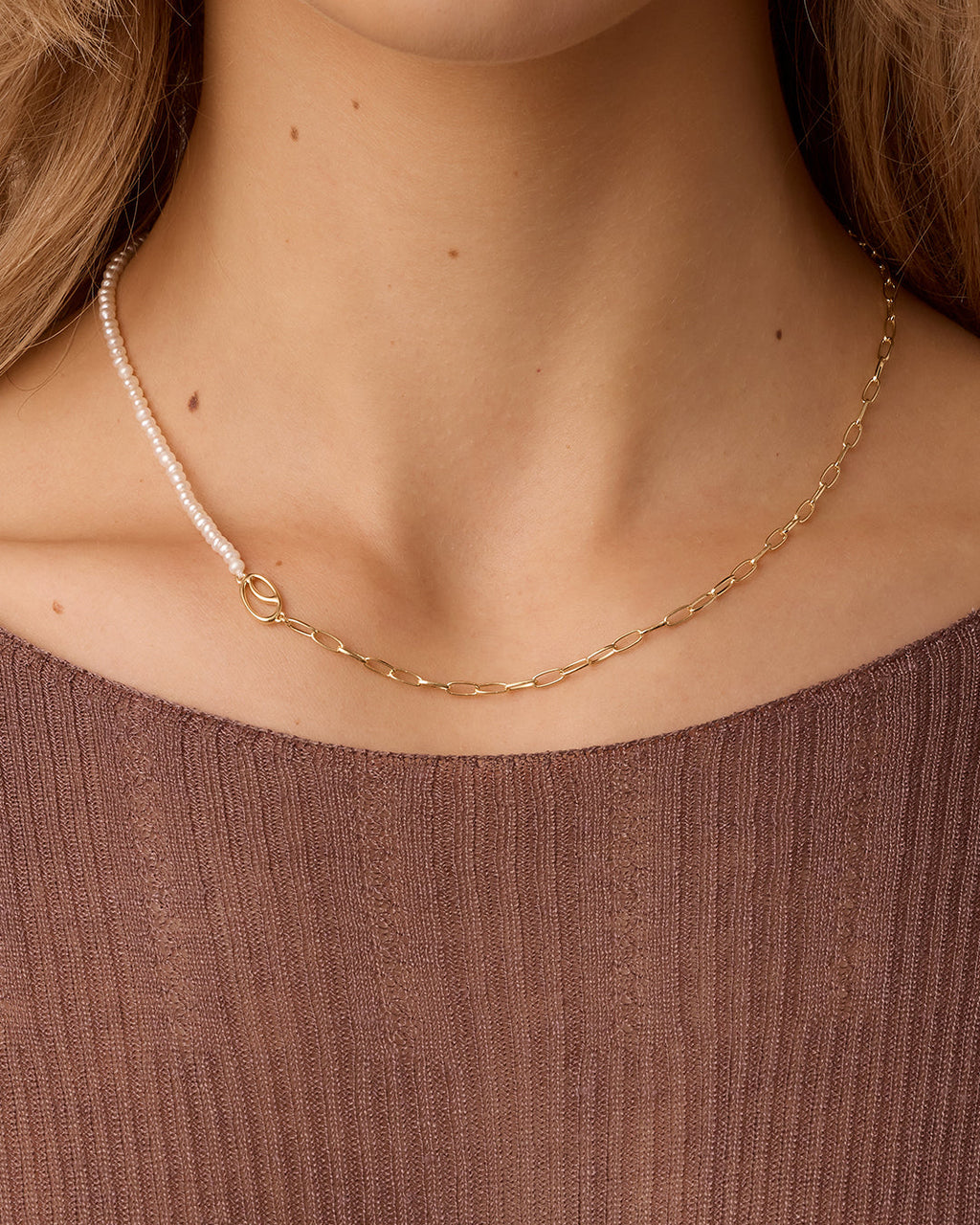 Lou Pearl Alphabet Necklace