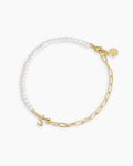 Lou Pearl Alphabet Bracelet