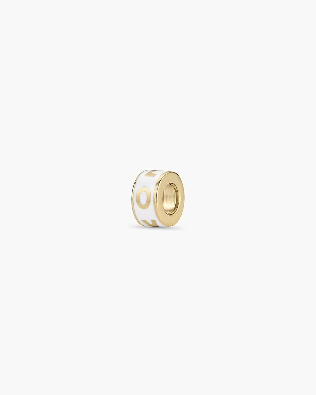 14K Gold Love Halo Charm