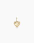 14K Gold Milestone Heart Charm