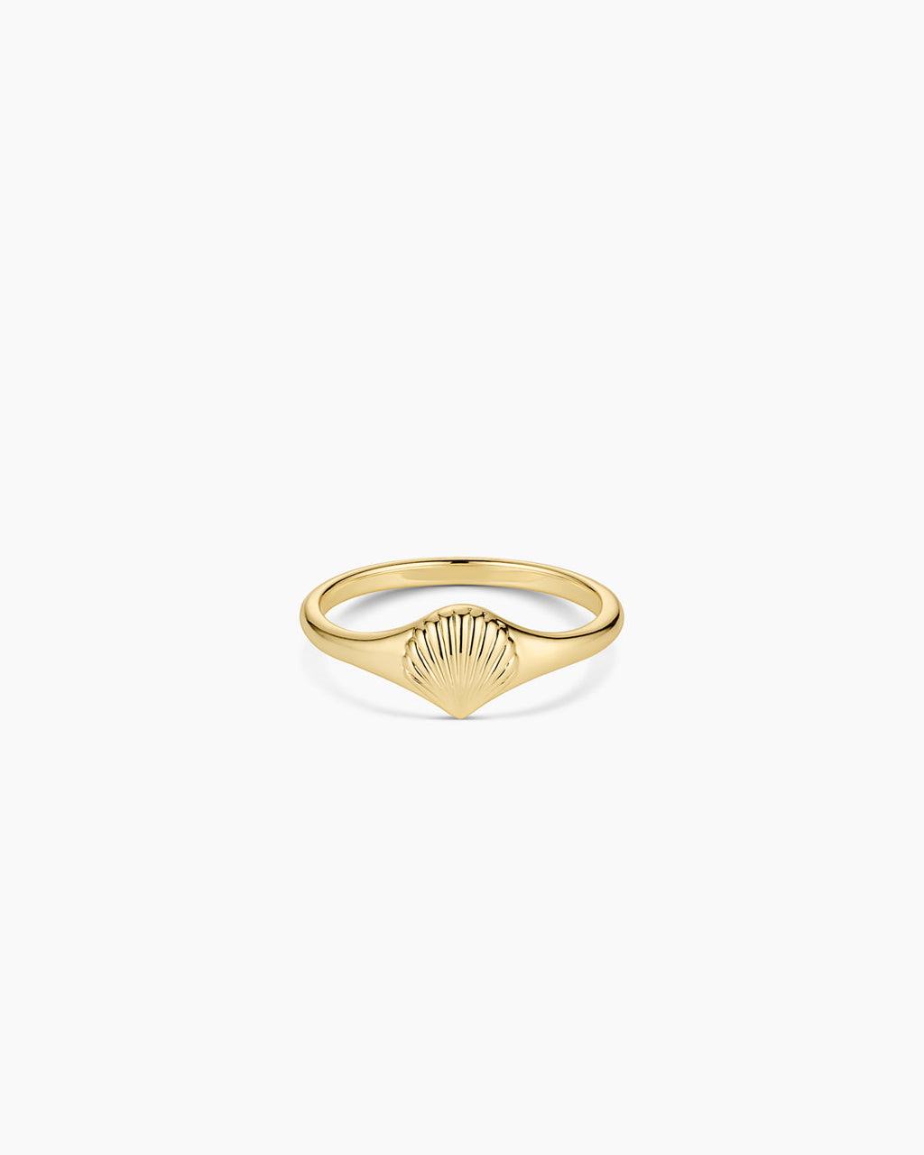 Scallop Mini Signet Ring