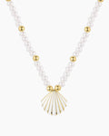 Scallop Pearl Necklace