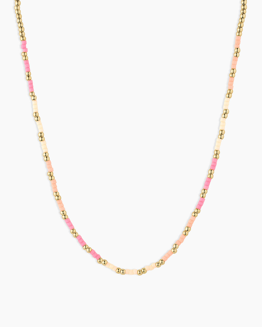 Scallop Padlock Sunset Necklace