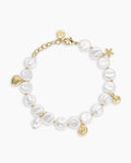 Reese Pearl Mini Charm Bracelet